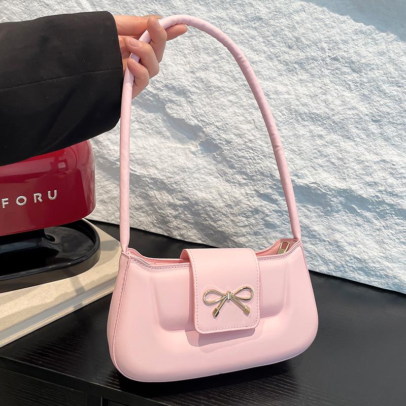 Simple Women's Bag New Korean Style Personalized One-shoulder Armpit Bag Texture Fashionable Commuter Bag Bag Armpit Bag