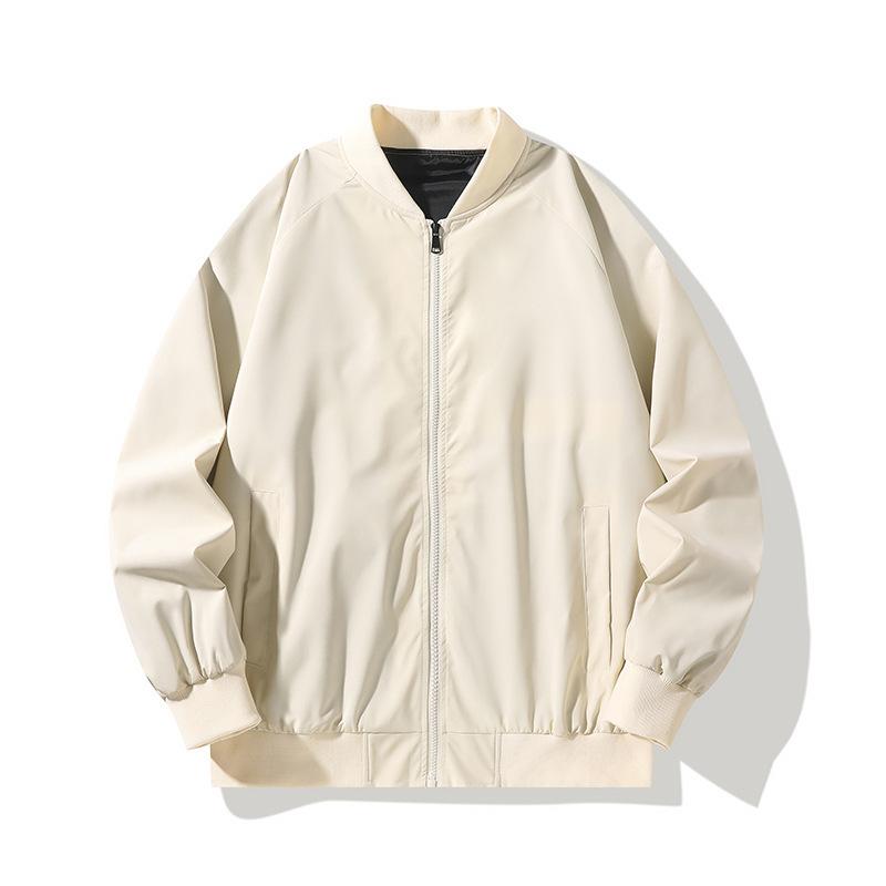 Новая куртка Куртка Мужская Весна и Осень Модный Бренд Универсальная Свободная Воротник бейсбол Модная Повседневная Верхняя одежда