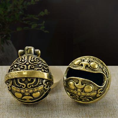 Изготовленные вручную латунные колокольчики из чистой меди, подвески-брелки для автомобиля, аксессуары для колокольчиков, креативные подарки, подарочные подвески для мужчин и женщин
