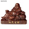 Home Decoration Accessories Resin Handicrafts Car Ornaments The Maitreya Buddha Statue In the Car Attracts Wealth 1pcs Gift