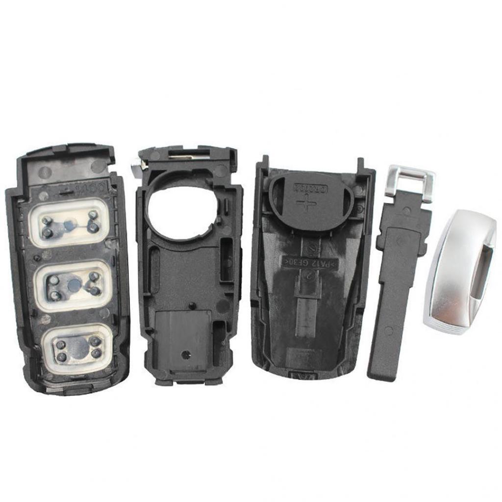 3 Buttons Car Key Spare Case Blank Shell For VW B6 Magotan