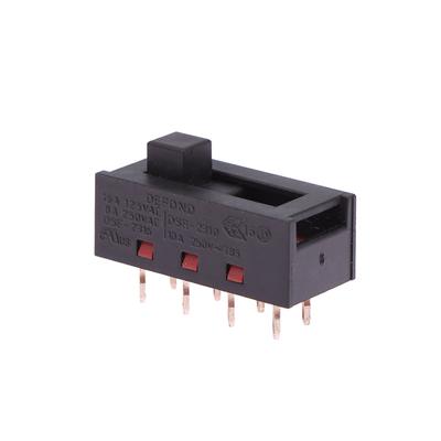 Dse-2310 заостренные штифты 8 футов 3 файла 8A250V тумблер черный ползунковый переключатель для деталей фена