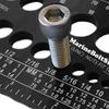 Nut Bolt Size Checker Gauge for Metric and Imperial Thread Tester Easy Size Identification Tool