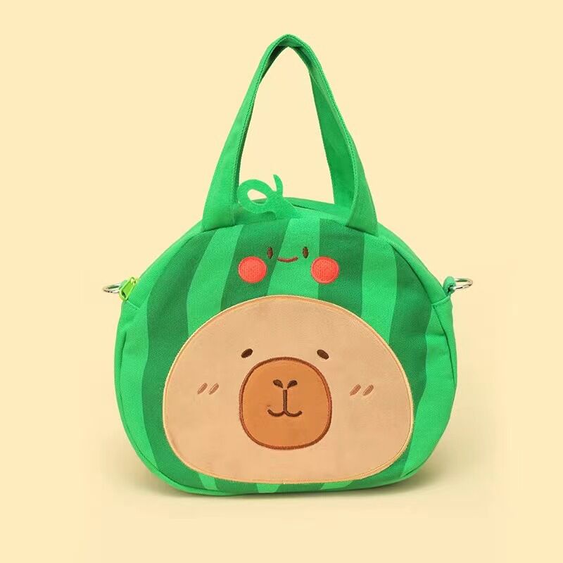 Плюшевый рюкзак Капибара Kawaii, модная плюшевая кукла, меховая сумка, детская сумка, мини-рюкзак, сумки, подарки для подруги