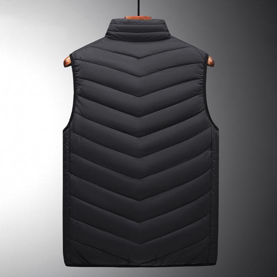 Унисекс Жилет с подогревом USB Куртка с подогревом 3 температурных режима 2 зоны Жилет Пальто Стойка