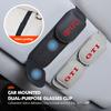 TMBCU1 Leather Car Glasses Box Magnetic Eyeglasses Clip Card Holder For Volkswagen VW Golf 4 5 6 7 GTI Tiguan Passat B5 B6 B7 CC Jetta
