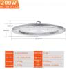 150W/200W/300W/400W Industrial Lighting Engineering High Shed Floodlight Industrial Mining Light DOB Linear UFO Circular IP65 Waterproof LED Light