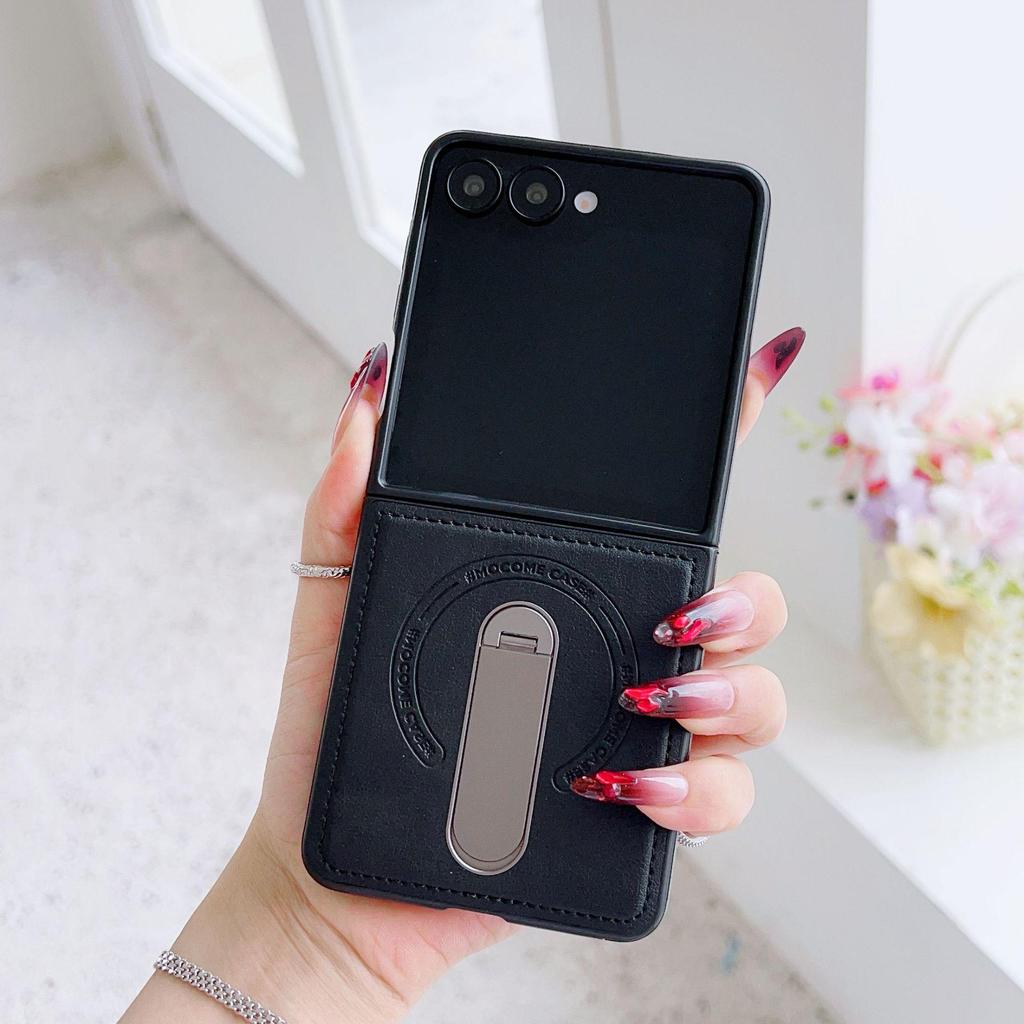 Samsung Z Flip7 Armor Shield Вращающаяся подставка Магнитный чехол