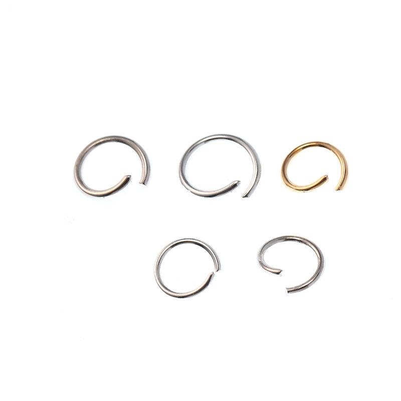 Нержавеющая сталь Кольца-соединители для DIY бижутерии: Соединители для ожерелий и браслетов, Фигурки кукол