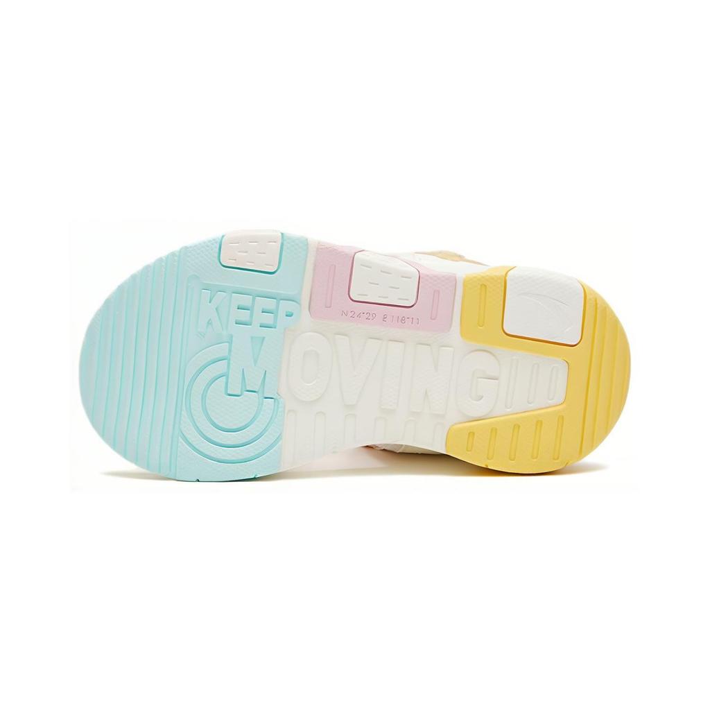 Anta Anti-Slip Durable Childrens Sandals Kids Footwear White Blue Pink 322329971-2