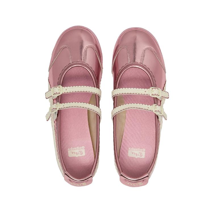 ONITSUKA TIGER Mexico 66 Tgrs Удобные туфли-балетки Мэри Джейн Женская обувь Розовый 1182A708-701