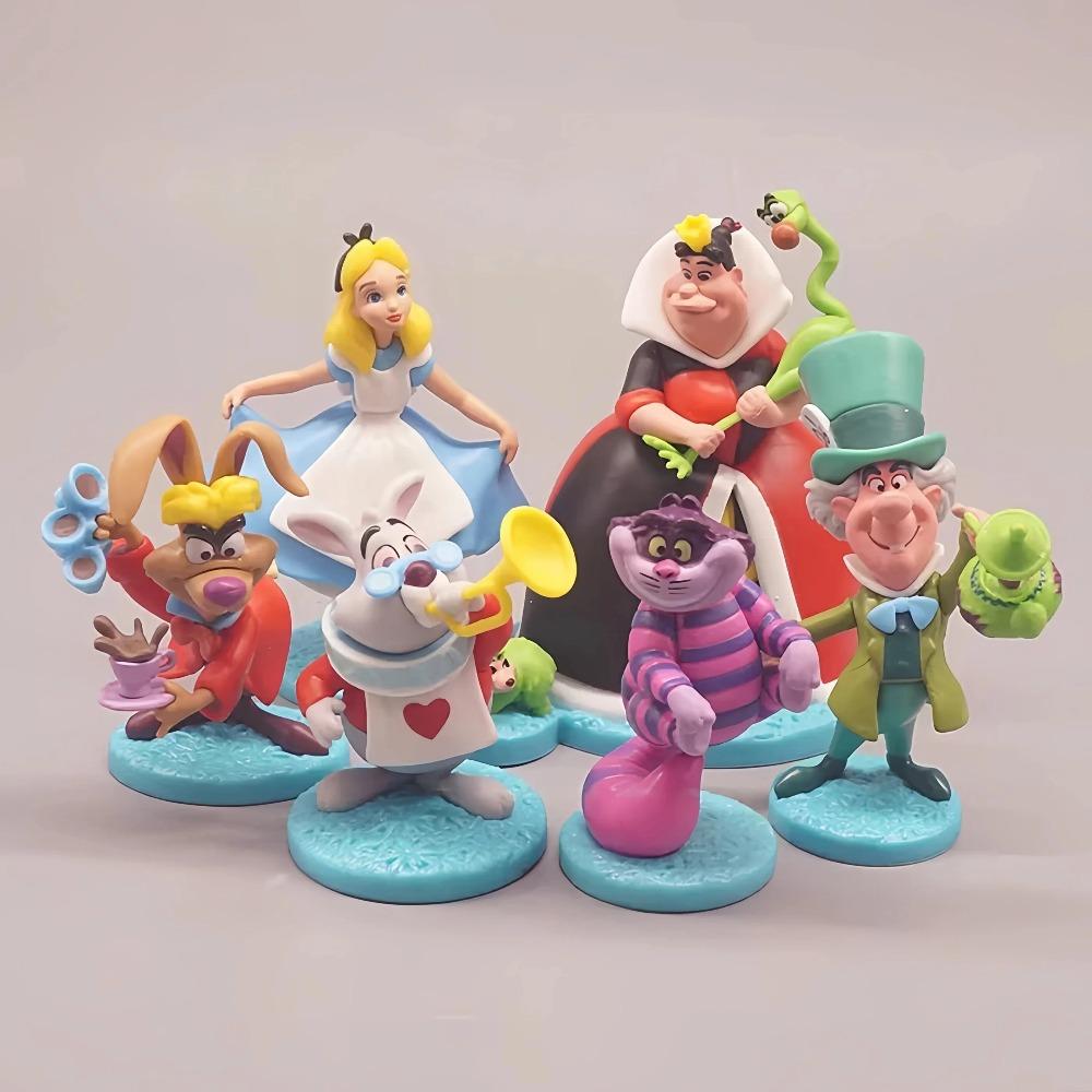 Фигурка Алис в Стране чудес Модель Кукла Кот Мяомяо Украшение Игрушка Фигурка Сюрприз на День Рождения Памятный Подарок