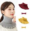 Women's Fake Collar High Collar Scarf Neck Protection Fake Collar New Autumn and Winter Windproof Knitted Warm Collar Korean Style All-match
