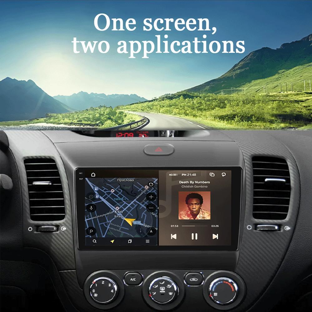 Автомобильное радио Android 14 Carplay Auto для Kia K3 Cerato Forte 2013-2017 RHD Навигация GPS Мультимедиа Видео Плеер 2din DVD Головное Устройство