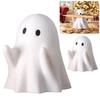 Хэллоуин Подставка для ручек Милая 3D-печатная фигурка привидения на Хэллоуин Забавная жуткая смоляная подставка для ручек Статуэтка для украшения дома, офиса, рабочего стола
