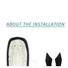 LINGQI Side fender for Second-Generation Longer Rear Fender Fit to  Light Bee X and S.