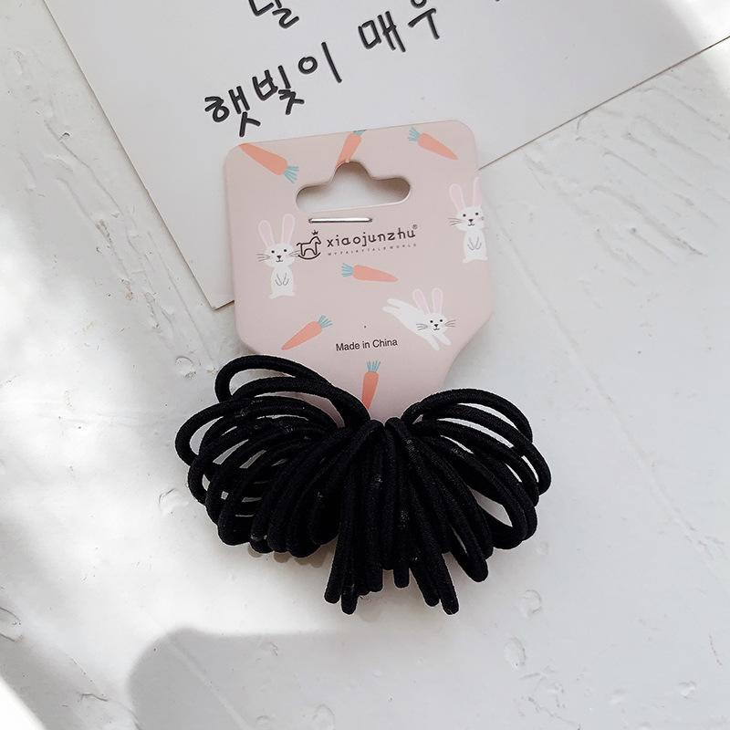 Cute Baby Rubber Bands Simple Hair Rope Set Children Accessories Girls Small Circle Elastic Hair Bands for Child