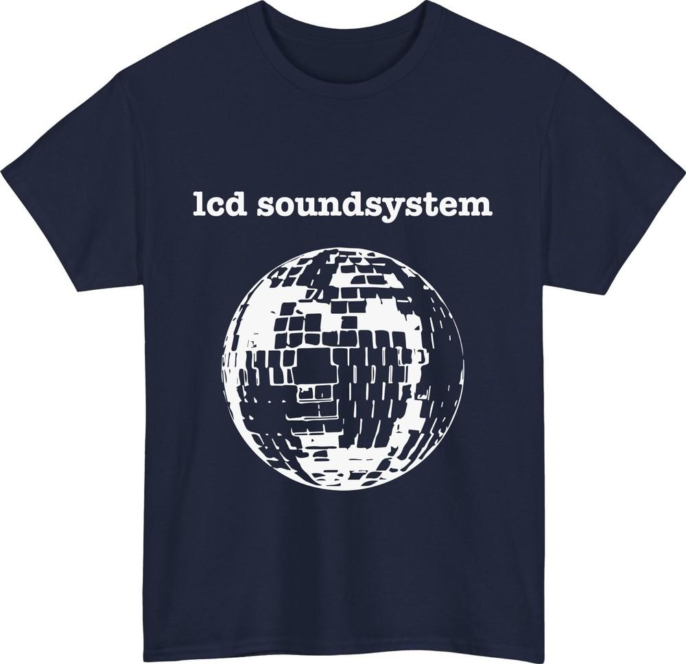 Lcd soundsystem disco ball tshirt retro indie dance punk music band gift top