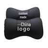 Genuine Leather Car Neck and Headrest Pillow - Customizable LOGO Available