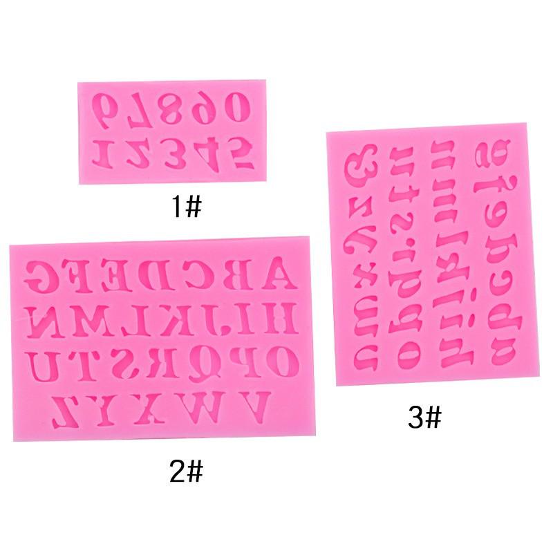 Набор из 3 силиконовых форм для выпечки помадки, шоколада и глины