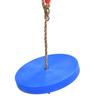 Kids Disc Swing Children Heavy Duty Plastic Disc Swing Seat for Outdoor Backyard Blue