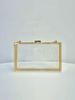 Transparent Acrylic Crossbody Chain Bag - Women's Evening Jelly Handbag