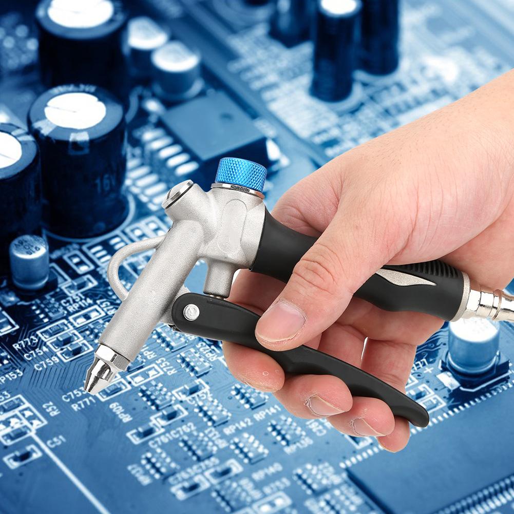 Промышленный воздушный пылесос Регулируемый пневматический пистолет для сдувания пыли Ручной инструмент для очистки компрессора G14in