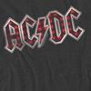 AC/DC Unisex Adult Plaid Logo T-Shirt