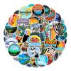 100 Travel Landscape Graffiti Stickers Car Bicycle Motorcycle Helmet Skateboard Decoration Stickers