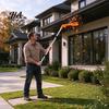 Gutter Cleaning Tool No-Climb Tool, Ground-Level Cleaner with 45-Degree & 120-Degree Multi-Angle Head, Home Exterior Supplies High Reach from