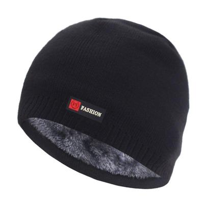 Skullies Beanies Мужская зимняя шапка Женские вязаные шапки для мужчин Кепка Зимняя шапка-бини Gorro Толстая теплая меховая шапка без полей Мужская кепка