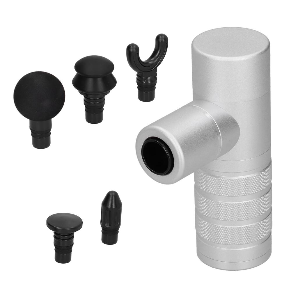 Мини-массажер для фасции из алюминиевого сплава с электрической вибрацией, многофункциональный массаж с зарядкой через USB