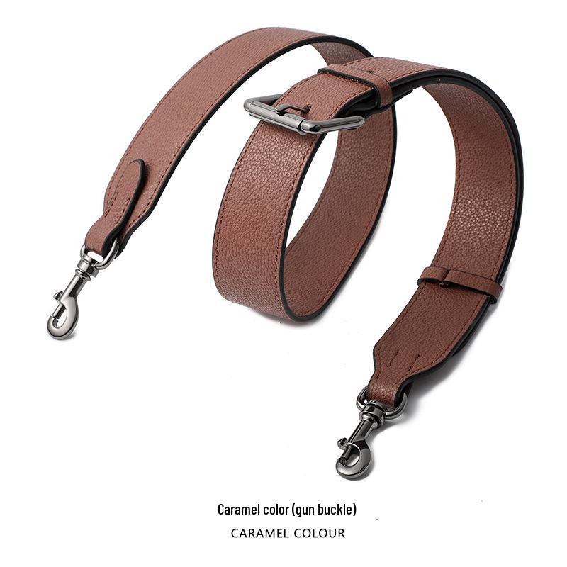 Универсальный широкий плечевой ремень из коровьей кожи с зернистой текстурой личи для сумки Dionysus (модель: MHS-A-9)