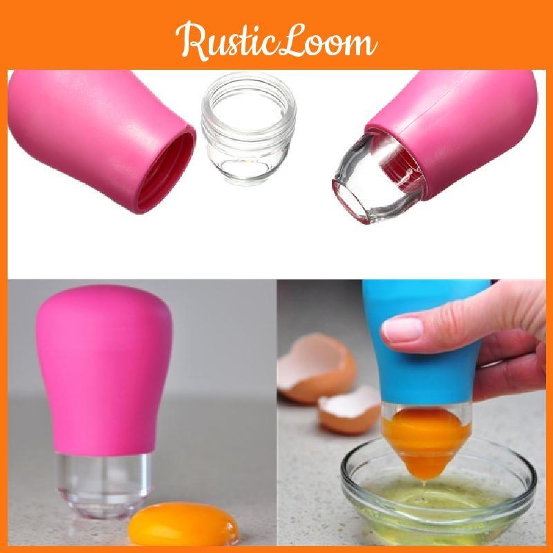 Кухонный силиконовый сепаратор для яиц с функцией присоски, принадлежности для домашней кулинарии, выпечка