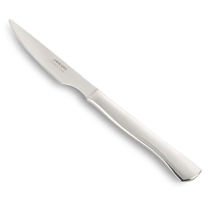 Couteau à steak - Arcos - Monoblock - 110 mm - Acier inoxydable - Tranchant lisse