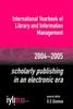 Книга Scholarly Publishing In an Electronic Era : International Yearbook of Library and Information Management 2004-2005