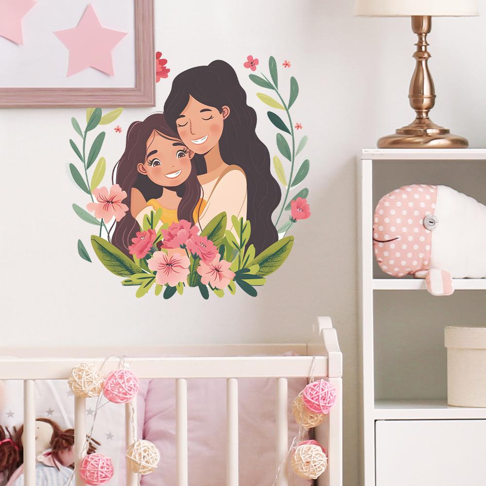 Fun-f145 Мультяшная гирлянда ко Дню матери для детской спальни, торгового центра, коммерческого фона, ландшафтного дизайна, настенных наклеек