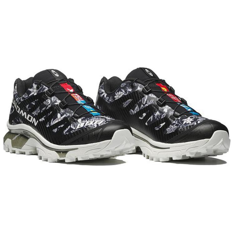 SALOMON XT-4 OG Needlepoint Pack - черные кроссовки унисекс Icicle Deep-Lichen-зеленый L47604200