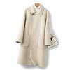 Двустороннее шерстяное пальто женское средней длины новое осенне-зимнее свободное и тонкое шерстяное пальто трендовое