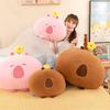 New Cute Flower Capybara Bear Plush Doll Pillow Sofa Bedside Car Pillow Girl Doll Doll