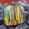 Natural Opal Cabochon Cut 13.60 Ct Multi-Color CERTIFIED Loose Gemstone