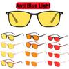 Blue Light Blocking Glasses for Watch Mobile Phones Play Computer Competitive Games Women's Style Orange or Red Lenses Goggles