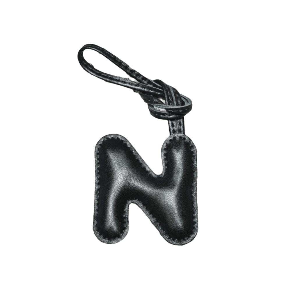 26 Initials English Letter Bag Pendant Genuine Sheepskin Car Pendant Keyring Pendant Ladies