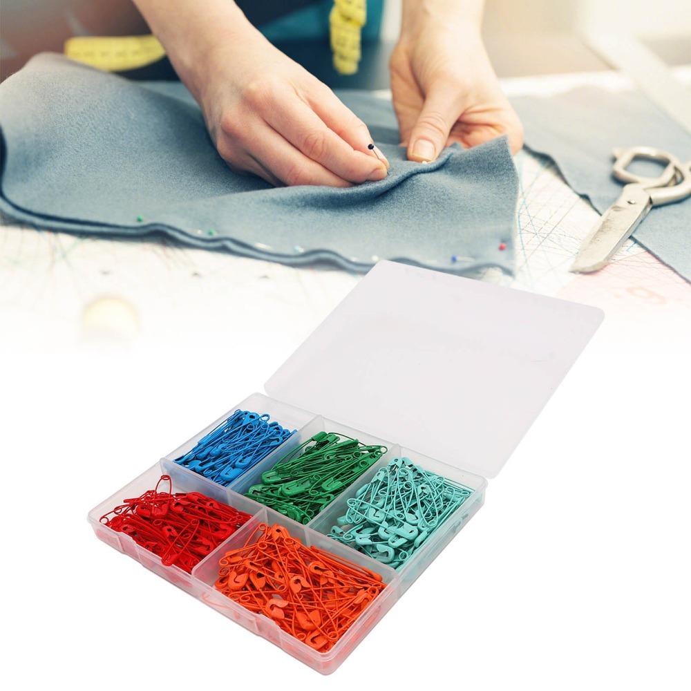 325Pcs Steel wire Candy Colored Safety Pins Garment sewing temporary fixing