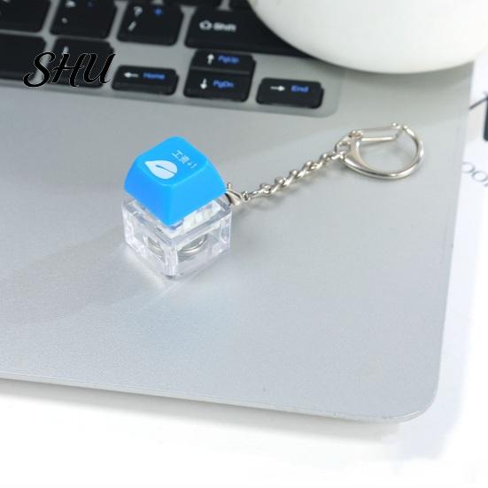 Keyboard Keychain Stress Reliever Fidget Toys Adult Kids Relief Toy Exercise Stress-relieving Wrist Decompression Anxiety