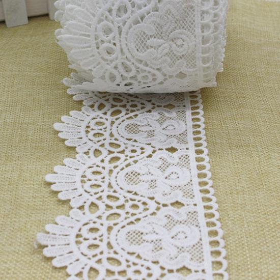 Кружевная ткань для вышивки, растворимая в воде, для украшения подола юбки
