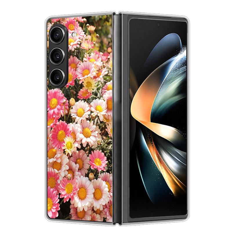 Чехол для Samsung Galaxy Z Fold 6 Чехол Ударопрочный Жесткий Пластик ПК Чехлы для Samsung Z Fold6 Fold 6 5G Fundas Милый Расписной Бампер