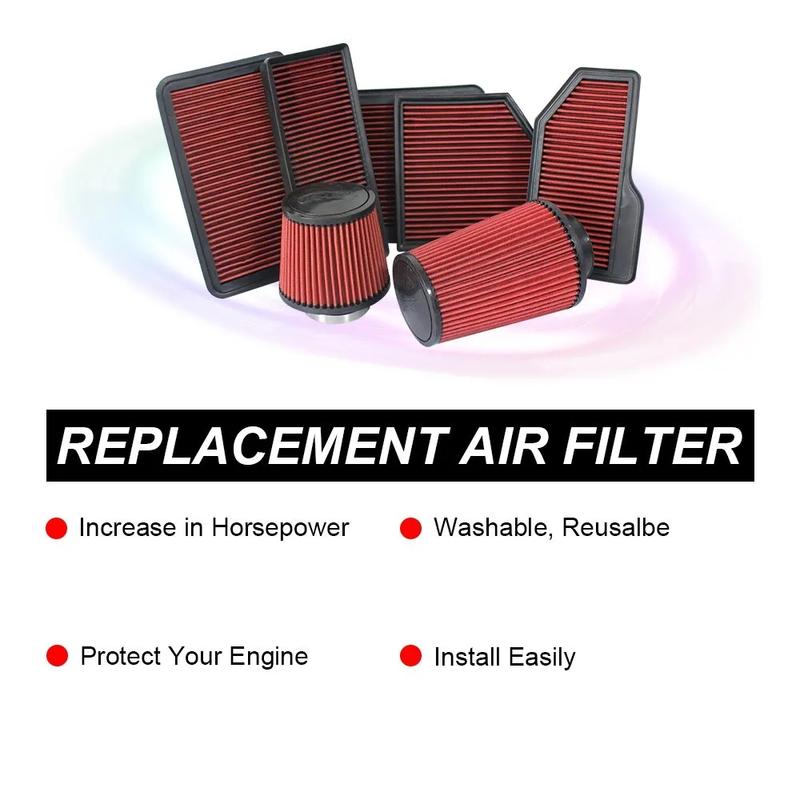 High Flow Air Filter For BMW 316i 318i 320i 323i 325i 328i 330i M3 X3 2.5L Gas Racing Car Cold Air Intake Filters 13721730946