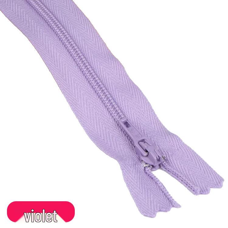 Three Force Short 20CM Nylon Zipper for Dress Pants - Colored Closed-End Fly Zipper Fabric Accessory