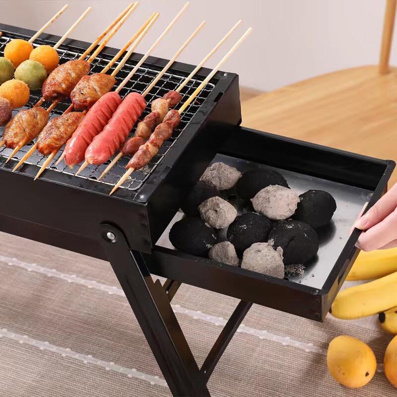 ZISIZ Portable Folding Charcoal BBQ Grill